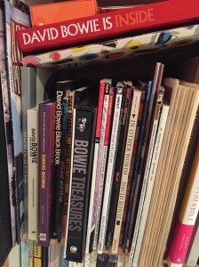 My Bowie bookshelf